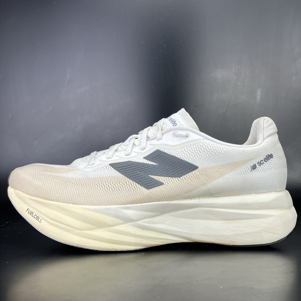 New Balance FuelCell SuperComp Elite v5 - Women Size 9.5/Men Size 8 'Linen/Salt'